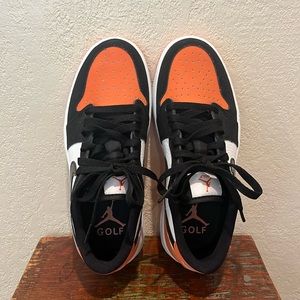Air Jordan 1 Low Shattered Backboard Golf Shoes